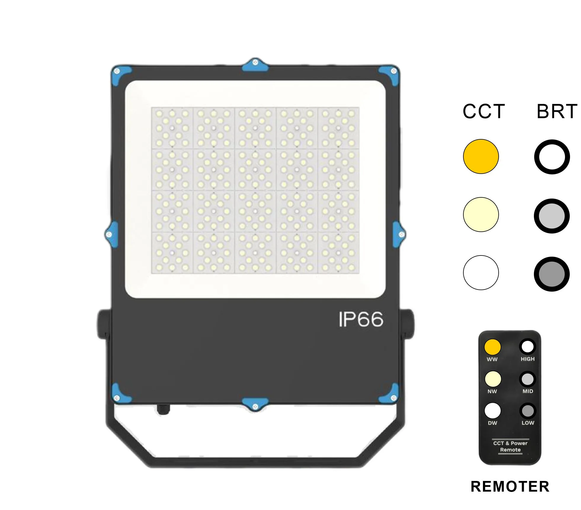 LED Flood Light face main Color Temperatre change Flood Light