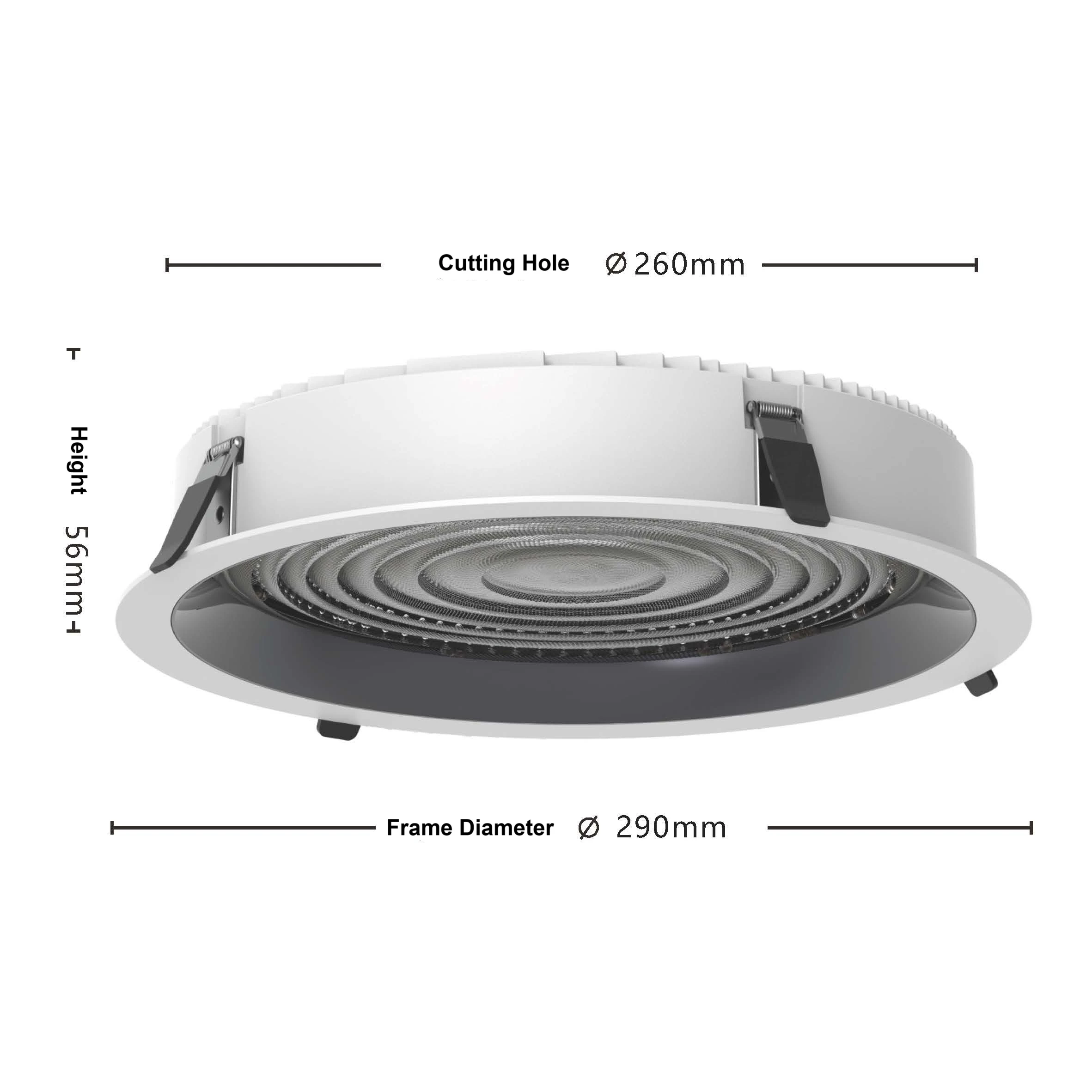 DL4000-Size10 ultra-high efficiency LED DOWN LIGHT