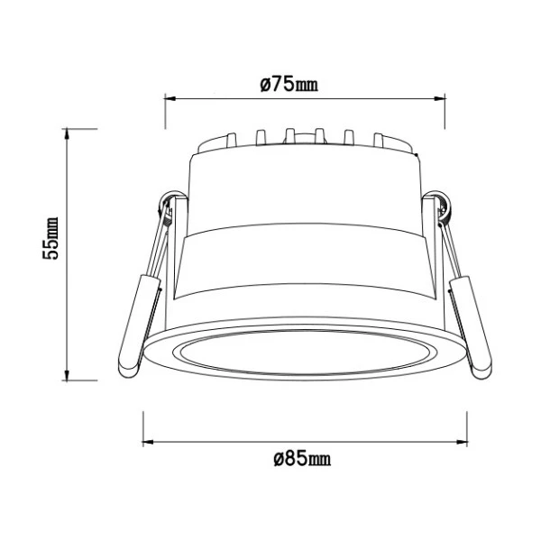 LEDTEK DL4046 IP65 LED downlight