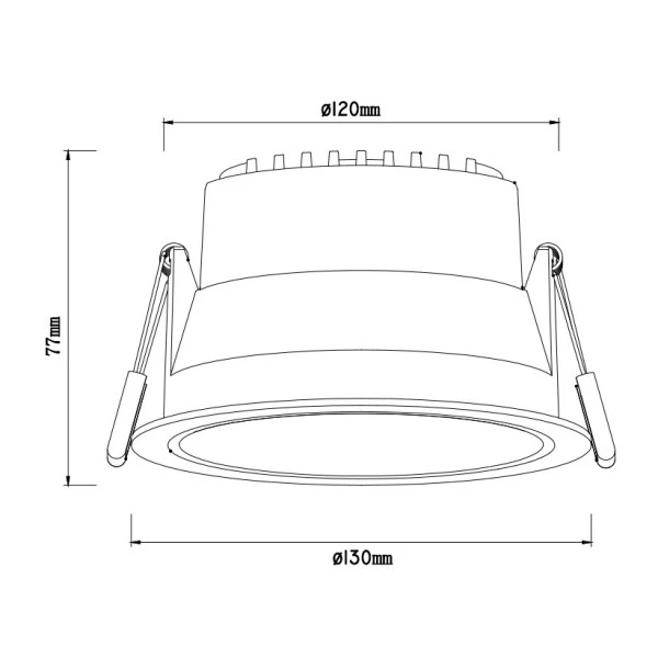 LEDTEK DL4046 IP65 LED downlight