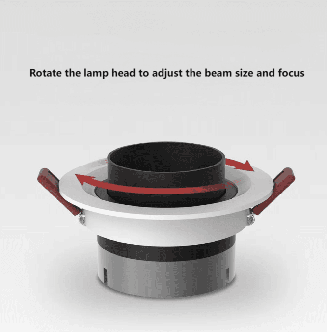 DL4059 Zoomable Recessed Spotlight
