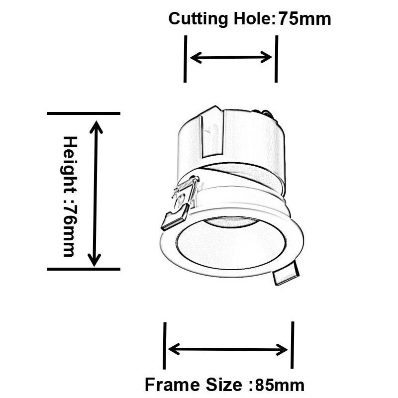 DL4068-Size3 LEDTEK DL4068 LED Downlight size 3