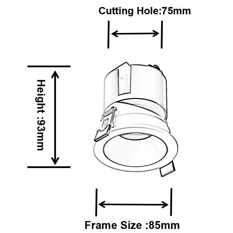 DL4068-Size4 LEDTEK DL4068 LED Downlight size 4