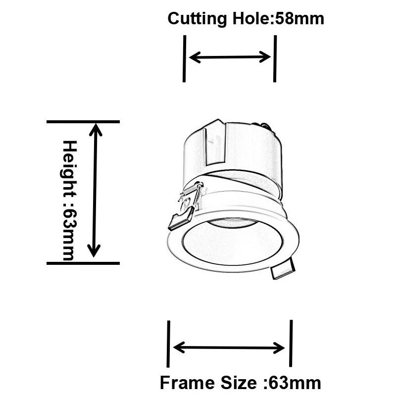 DL4068-Size8 LEDTEK DL4068 LED Downlight size 8