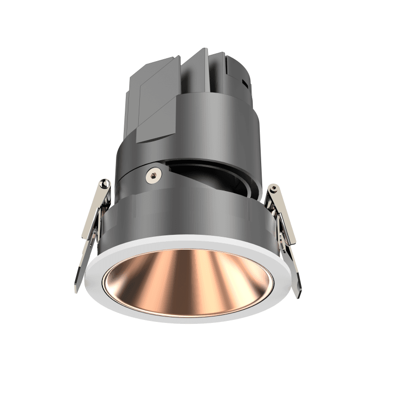The DL500A is an adjustable LED downlight from 5W to 35W, offering 18/24/36 degree beam angles. Customer selectable colour temperatures range from 2700K to 6500K and a wide range of reflector colours are available. Various sizes of lamps are widely suitable for hotel, home, shop, office and other applications.