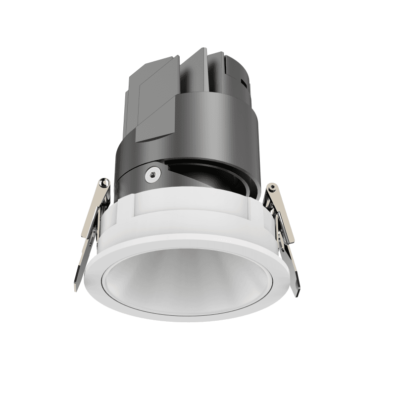 The DL500A is an adjustable LED downlight from 5W to 35W, offering 18/24/36 degree beam angles. Customer selectable colour temperatures range from 2700K to 6500K and a wide range of reflector colours are available. Various sizes of lamps are widely suitable for hotel, home, shop, office and other applications.