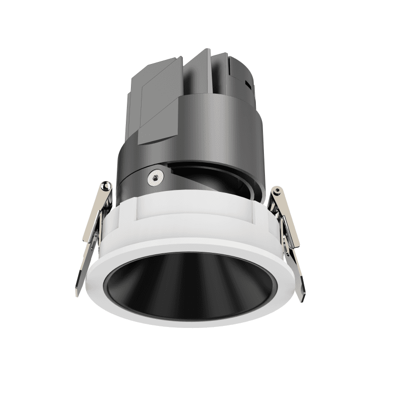 The DL500A is an adjustable LED downlight from 5W to 35W, offering 18/24/36 degree beam angles. Customer selectable colour temperatures range from 2700K to 6500K and a wide range of reflector colours are available. Various sizes of lamps are widely suitable for hotel, home, shop, office and other applications.