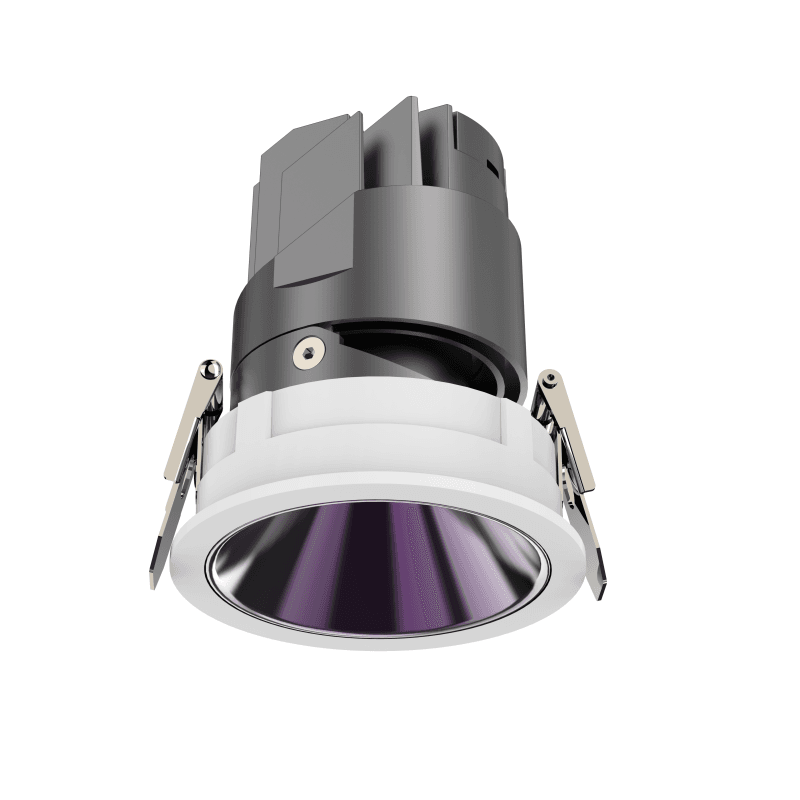 The DL500A is an adjustable LED downlight from 5W to 35W, offering 18/24/36 degree beam angles. Customer selectable colour temperatures range from 2700K to 6500K and a wide range of reflector colours are available. Various sizes of lamps are widely suitable for hotel, home, shop, office and other applications.