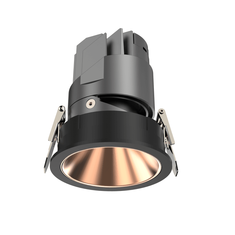 The DL500A is an adjustable LED downlight from 5W to 35W, offering 18/24/36 degree beam angles. Customer selectable colour temperatures range from 2700K to 6500K and a wide range of reflector colours are available. Various sizes of lamps are widely suitable for hotel, home, shop, office and other applications.