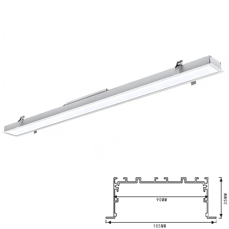 Model:RLL10535 LEDTEK LED Recessed Linear Light