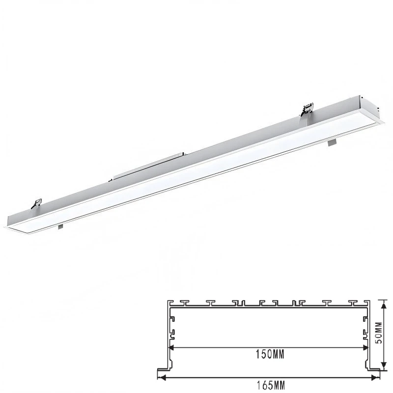 LED Recessed Linear Light LEDTEK Model:RLL16550