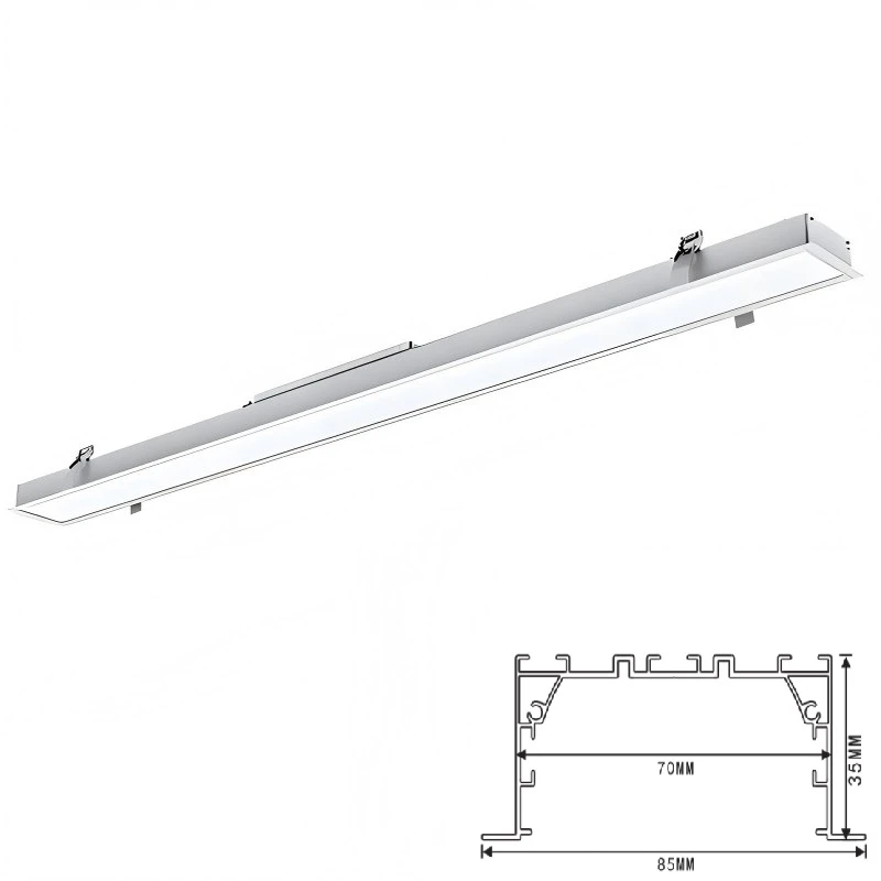 Model:RLL8535 LEDTEK LED Recessed Linear Light
