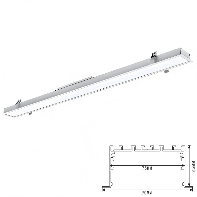 Model:RLL9035 LEDTEK LED Recessed Linear Light