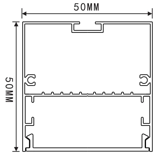 Size of LEDTEK Suspended linear light SLL5050