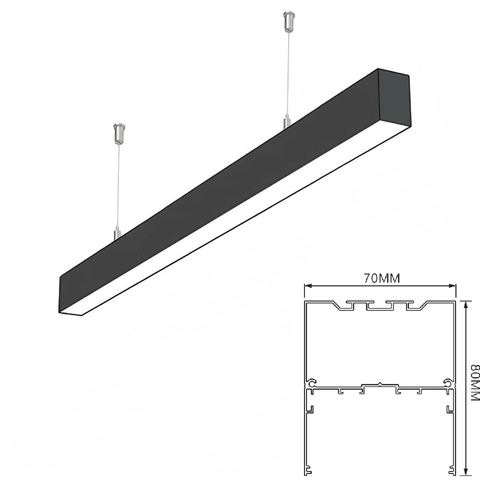LEDTEK brand LED Suspende Linear Light SLL7080 10W-60W